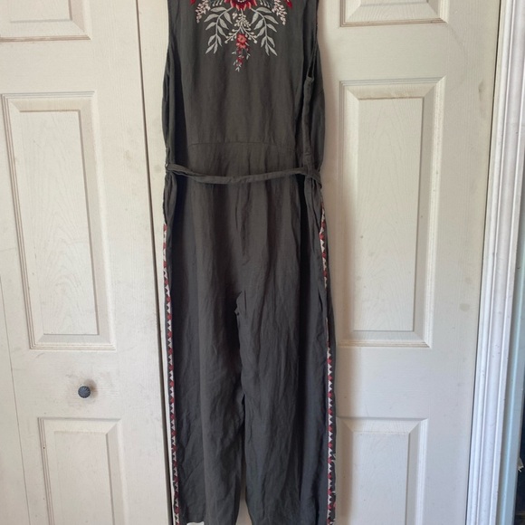 Johnny Was Bohemian LA Stevie Linen jumpsuit - Picture 14 of 14